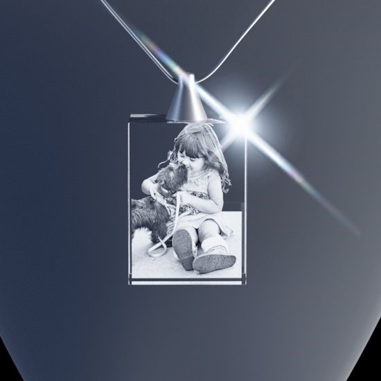 2D Rectangle Necklace